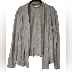 NWOT Coldwater Creek Cardigan Cotton/Modal Heathered Grey Size XS